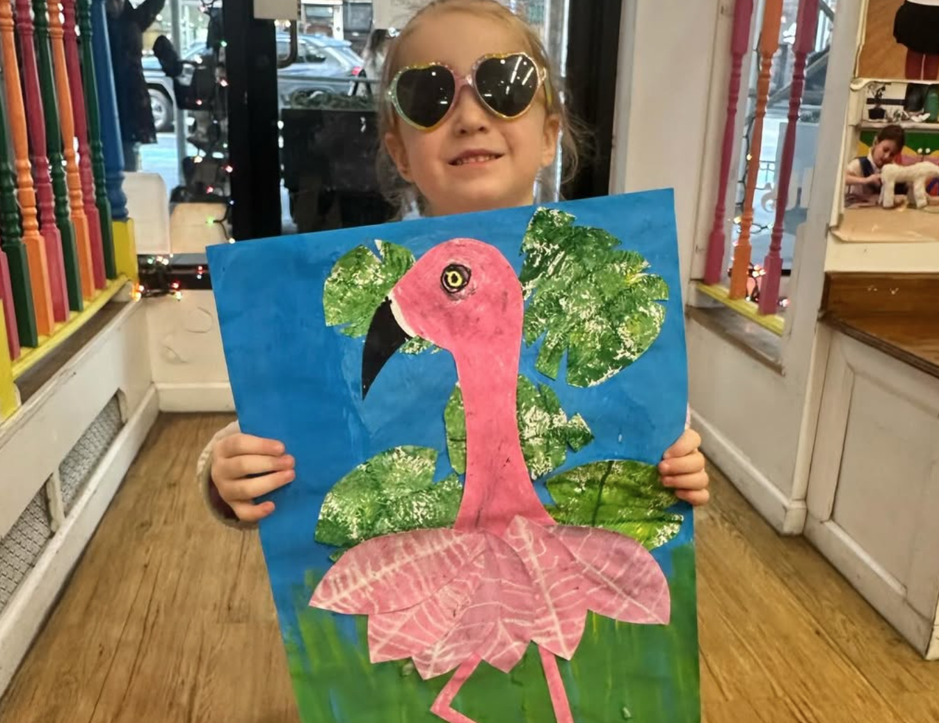 flamingo art