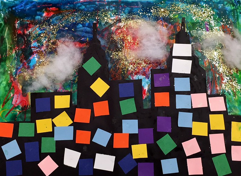 nyc collage 2-4 year old art